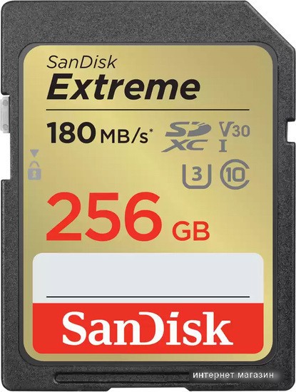 Карта памяти SanDisk Extreme SDXC SDSDXVV-256G-GNCIN 256GB