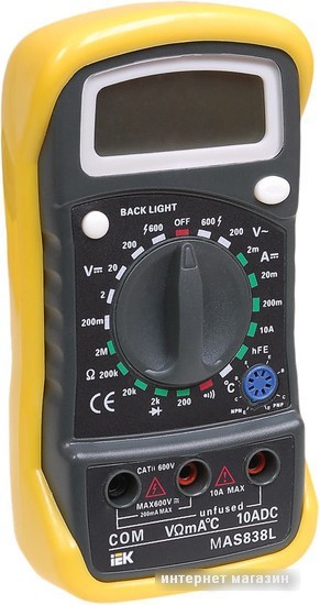 Мультиметр IEK Master MAS838L