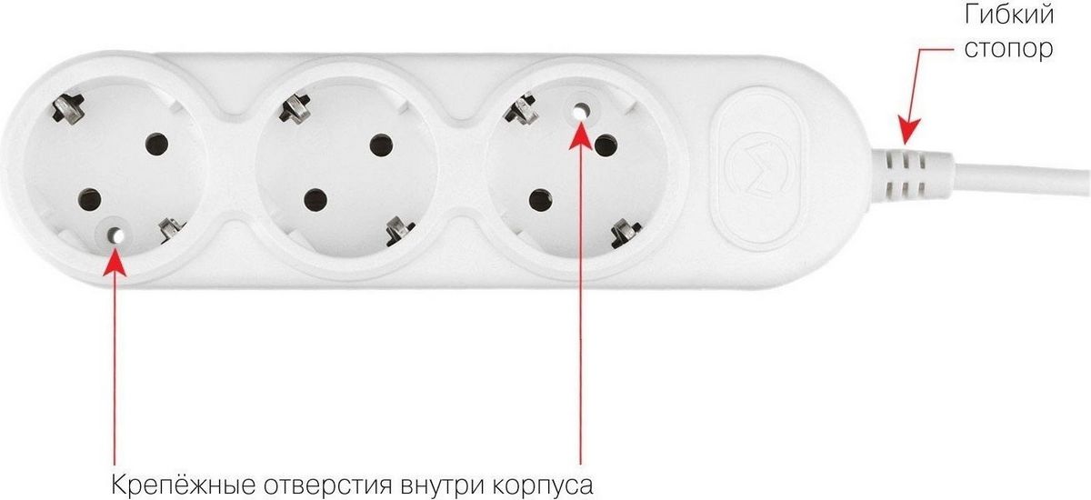 Удлинитель Power Cube PC-3B-5M