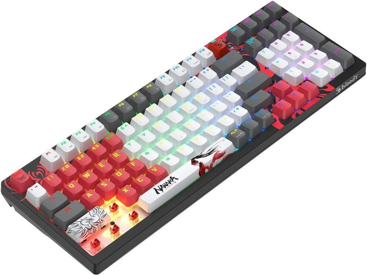 Клавиатура A4Tech Bloody WS98 Naraka (Bloody BLMS Red Plus)