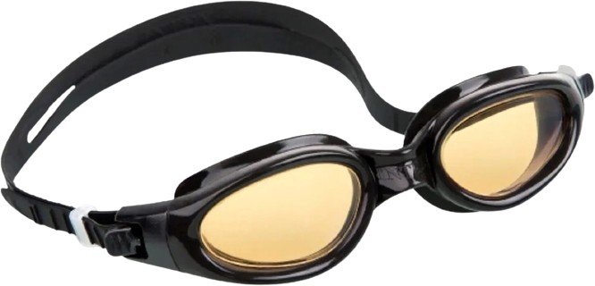 Очки для плавания Intex Silicone Sport Master Goggles 55692 (черный/оранжевый)