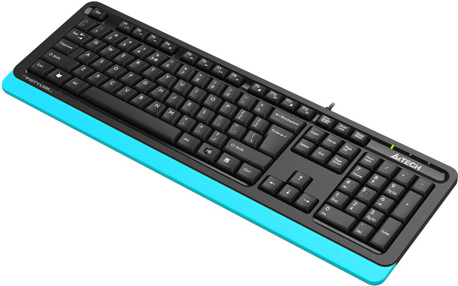 Клавиатура A4Tech Fstyler FKS10 (черный/синий)