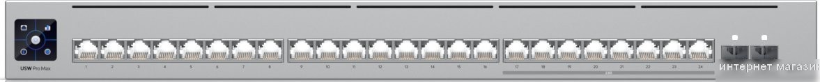 Управляемый коммутатор 3-го уровня Ubiquiti Pro Max 24