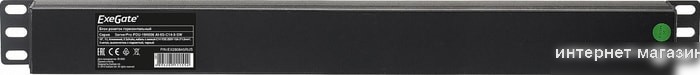 Блок розеток ExeGate ServerPro PDU-19H806 Al-8S-C14-3-SW
