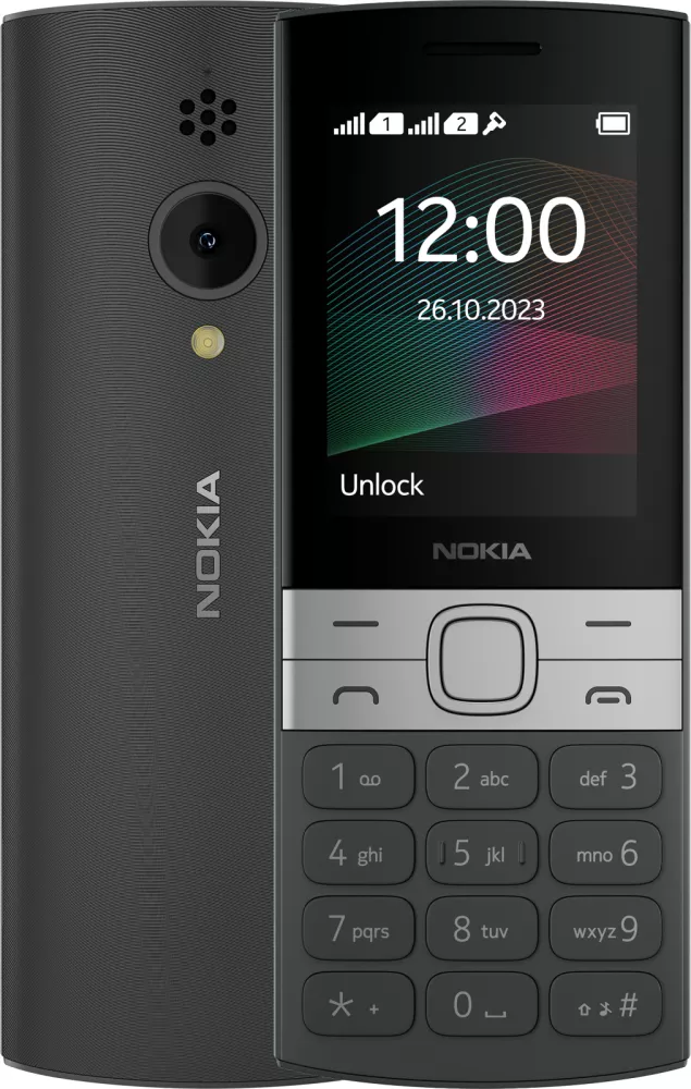 Кнопочный телефон Nokia 150 (2023) Dual SIM ТА-1582 (черный)