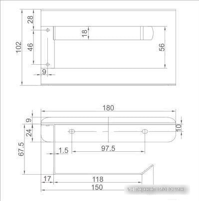 Держатель для туалетной бумаги Ledeme L5503-4