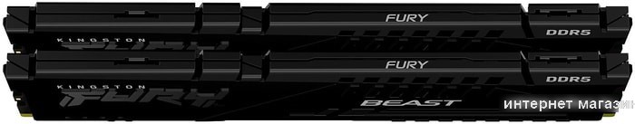 Оперативная память Kingston FURY Beast 2x32ГБ DDR5 6000МГц KF560C36BBEK2-64