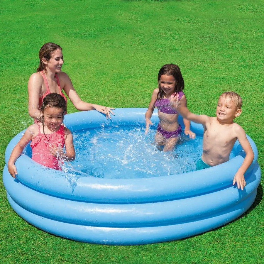 Надувной бассейн Intex Crystal Blue 168х41 (58446)