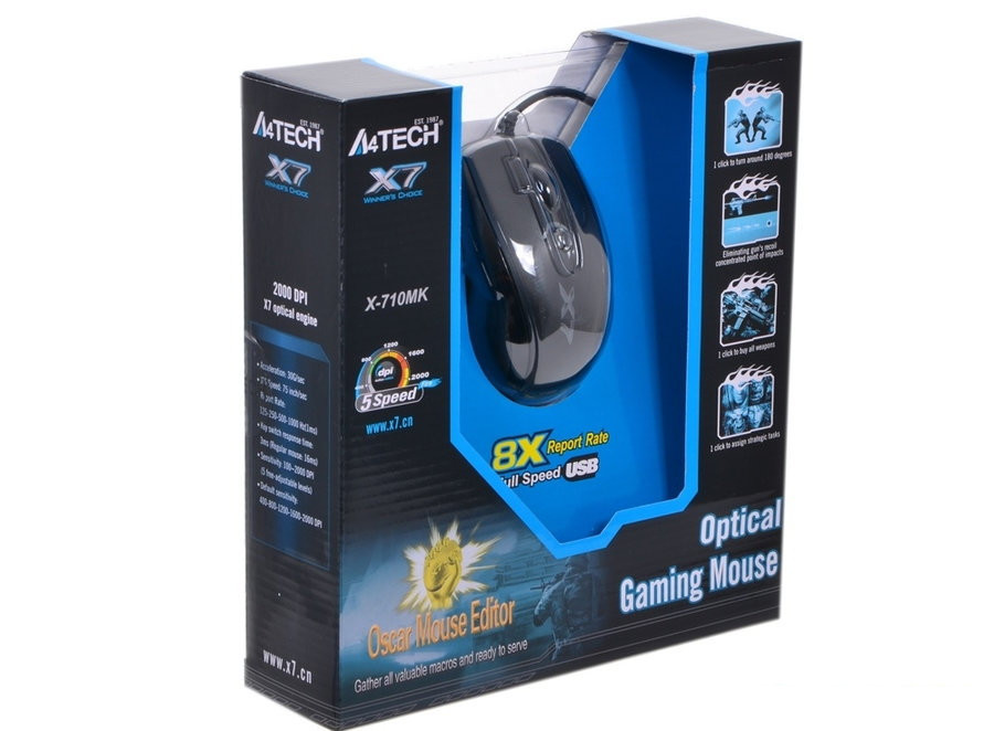 Мышь A4Tech X-710MK