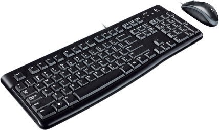Клавиатура + мышь Logitech MK120 (нет кириллицы)