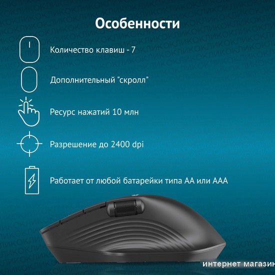 Мышь Oklick 501MW