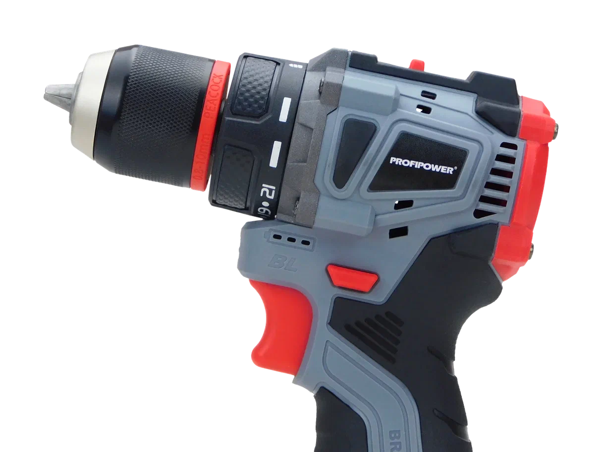 Profipower ProfiSet-2B16 E0229 (шуруповерт, болгарка, 2 АКБ, кейс)