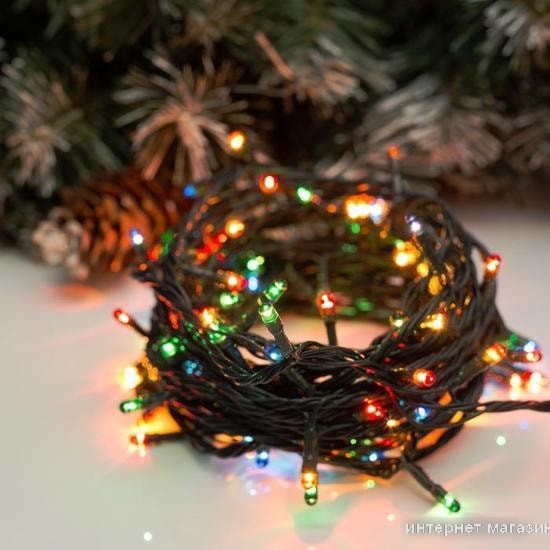 Гирлянда Luazon Нить 100 Led 7 м (мульти) 1585773