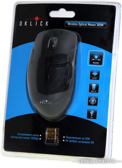 Мышь Oklick 305M Cordless Optical