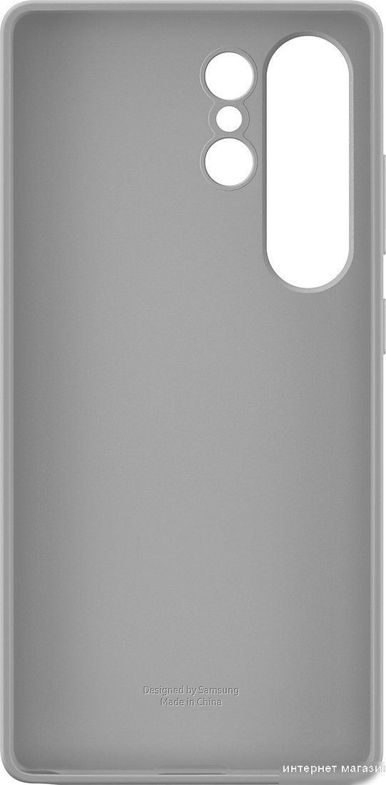 Чехол для телефона Samsung Silicone Case Galaxy S25 Ultra (серый)