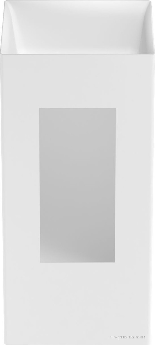 Умывальник Wellsee Pure BY Wellsee 230712000 (отдельностоящий, без отверстия под смеситель, матовый белый)