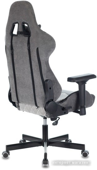 Кресло Бюрократ Viking 7 Knight Fabric (серый)