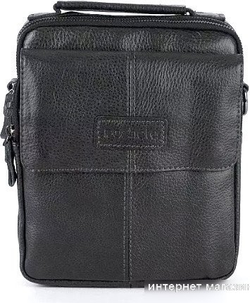Мужская сумка Poshete 196-9068-49-BLK (черный)