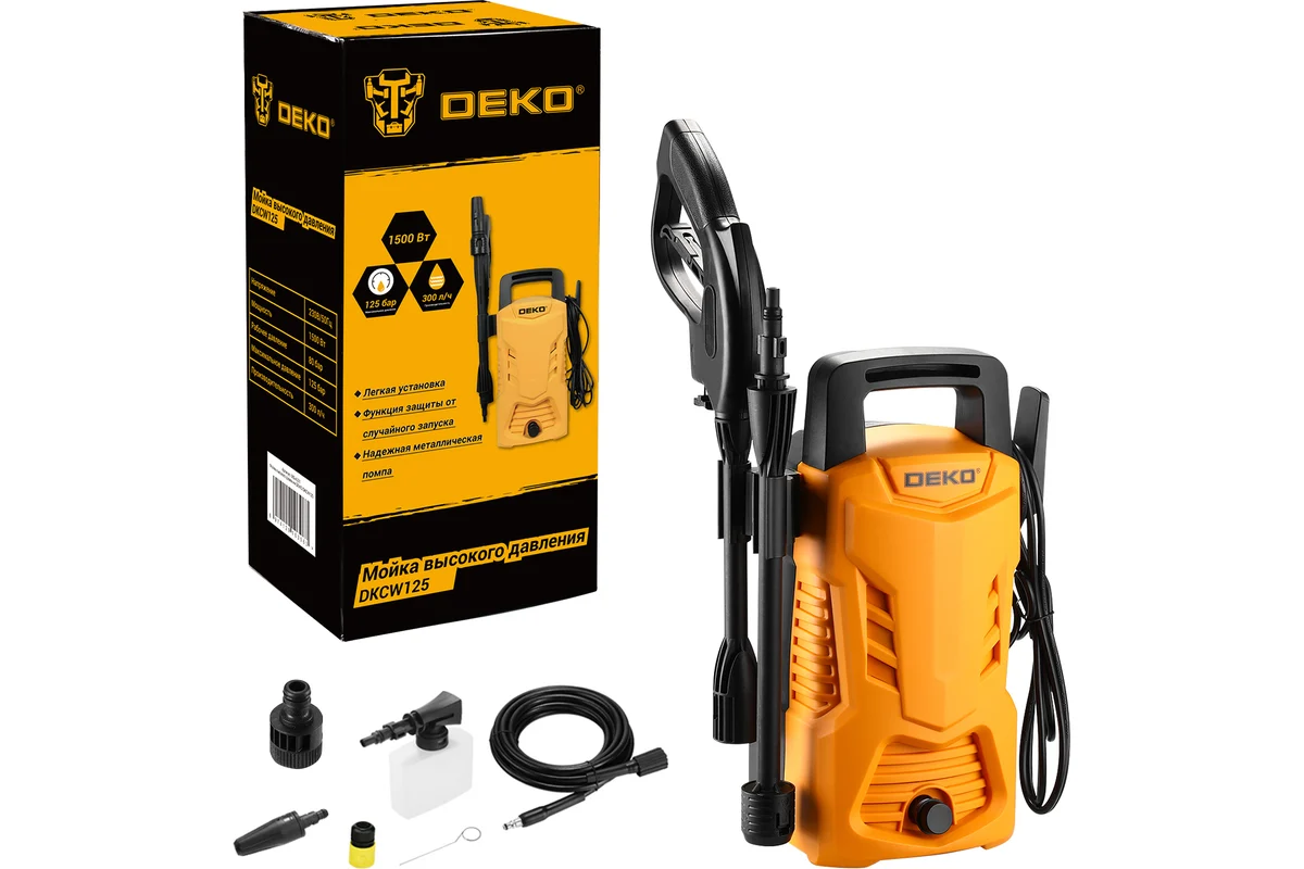 Мойка высокого давления Deko DKCW125