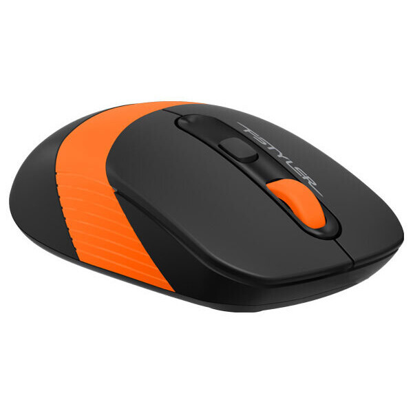 Мышь A4Tech Fstyler FG10S (черный/оранжевый)