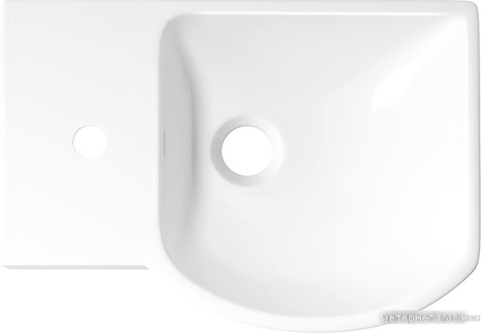 Умывальник Wellsee WC Area 151808001, 2 в 1