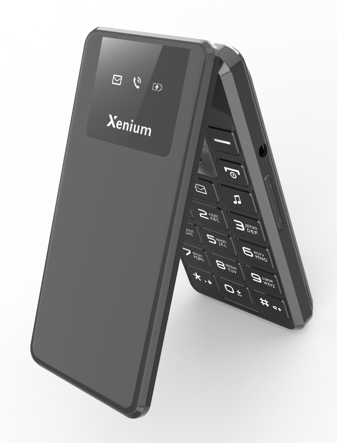 Кнопочный телефон Xenium X600 (темно-серый)