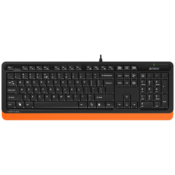 Клавиатура + мышь A4Tech Fstyler F1010 (черный/оранжевый)