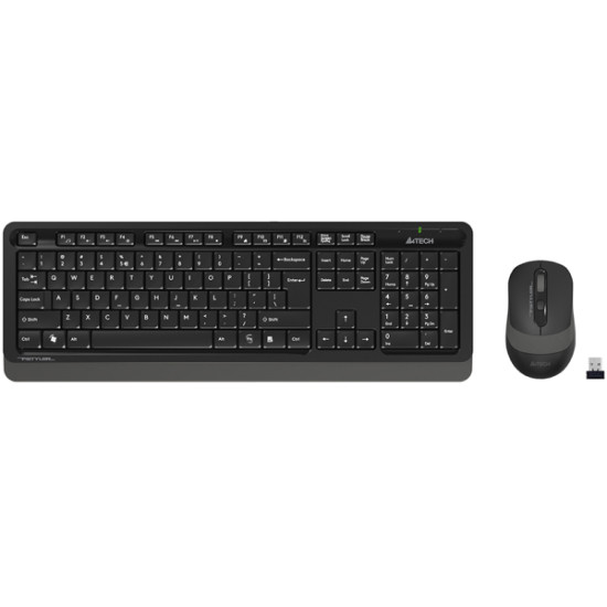 Клавиатура + мышь A4Tech Fstyler FG1010 (черный/серый)