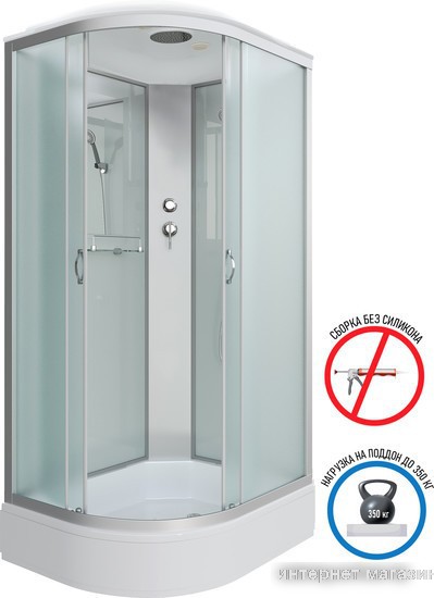 Душевая кабина Niagara NG-33194-14R 110x90 (матовое стекло)