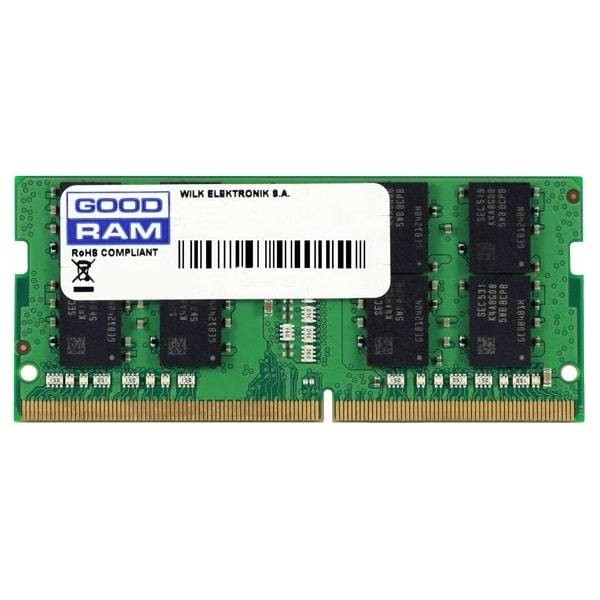 Оперативная память GOODRAM 4GB DDR4 SODIMM PC4-21300 GR2666S464L19S/4G