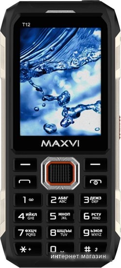 Мобильный телефон Maxvi T12 (черный)
