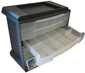 Органайзер Curver Drawer Cabinet, черный/прозрачный