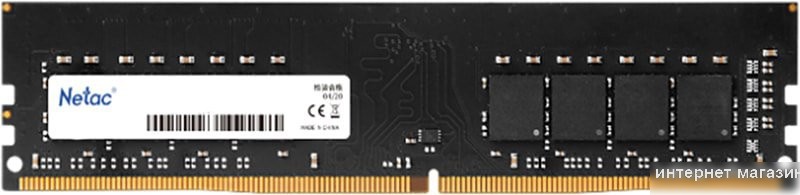 Оперативная память Netac Basic 32ГБ DDR4 3200 МГц NTBSD4P32SP-32J