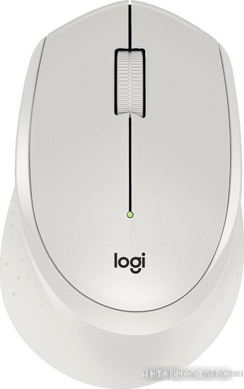 Мышь Logitech M330 Silent Plus (белый/желтый)
