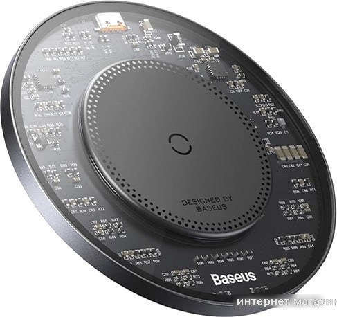 Беспроводное зарядное Baseus Simple 2 Wireless Charger 15W CCJJ050001 (черный)