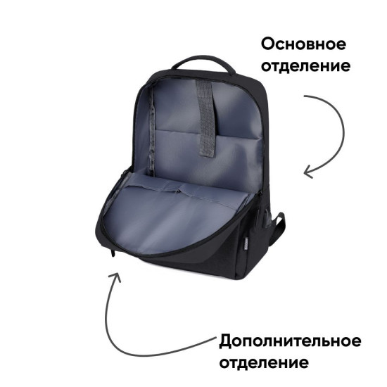 Городской рюкзак Goody Bright (черный)