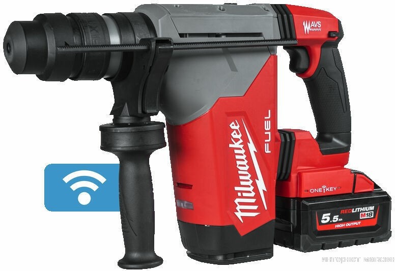 Перфоратор Milwaukee M18 FUEL M18ONEFHPX-552X 4933478496 (с 2-мя АКБ, кейс)