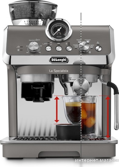 Рожковая кофеварка DeLonghi La Specialista Arte Evo Cold Brew EC9255.T