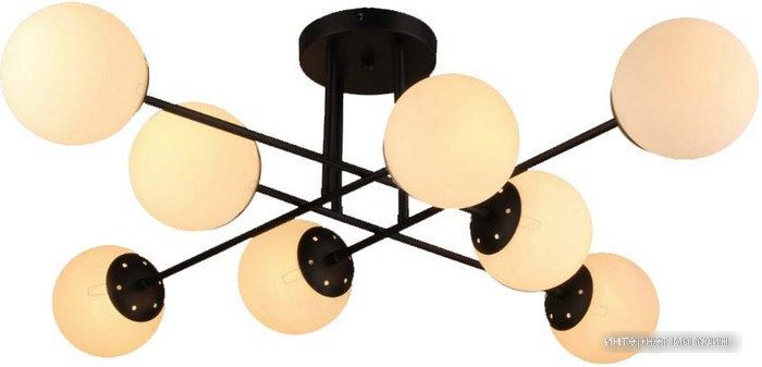 Люстра средней высоты Mirastyle SX-N-6284/8 BK