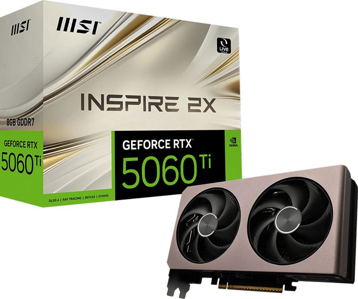 MSI GeForce RTX 5060 Ti 8G Inspire 2X