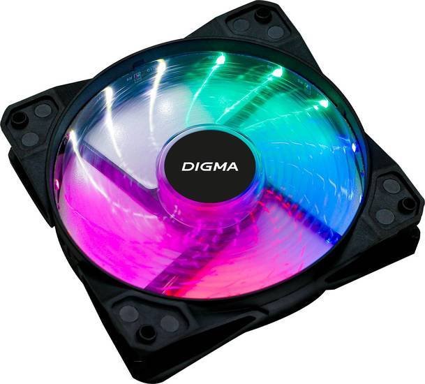 Вентилятор для корпуса Digma DFAN-FRGB2