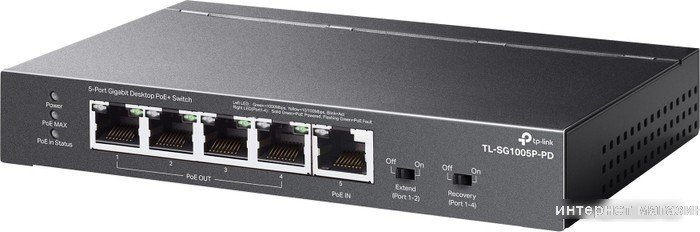 Неуправляемый коммутатор TP-Link TL-SG1005P-PD М1