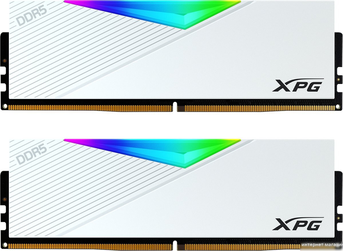 Оперативная память ADATA XPG Lancer RGB 2x16ГБ DDR5 6800 МГц AX5U6800C3416G-DCLARWH