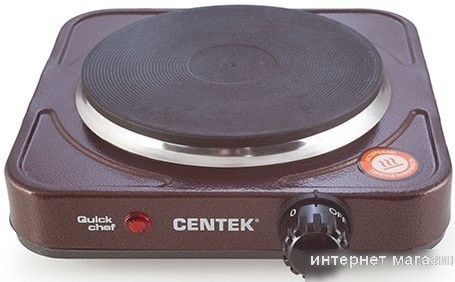 Настольная плита CENTEK CT-1506 (коричневый)