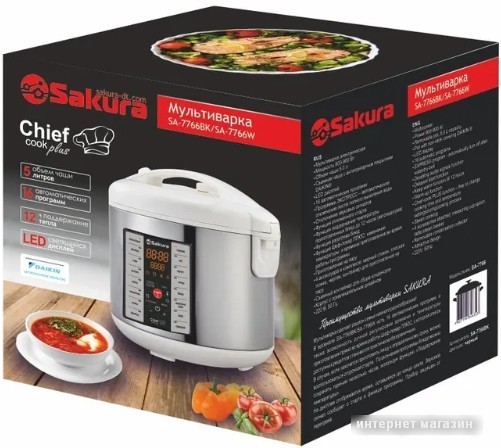 Мультиварка Sakura SA-7766W