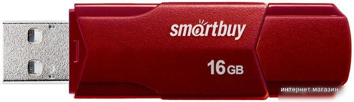 SmartBuy Clue 16GB (бордовый)