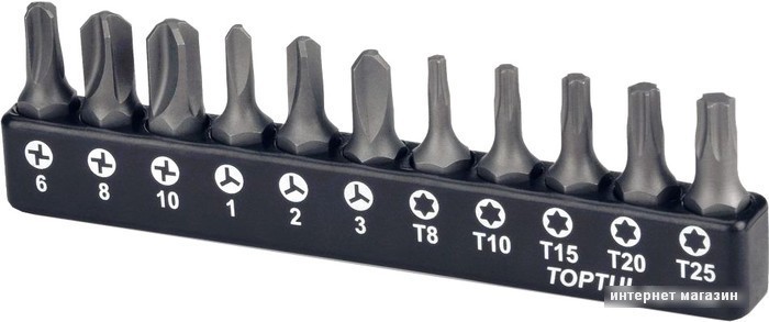 Набор бит Toptul GAAV1103 (11 предметов)