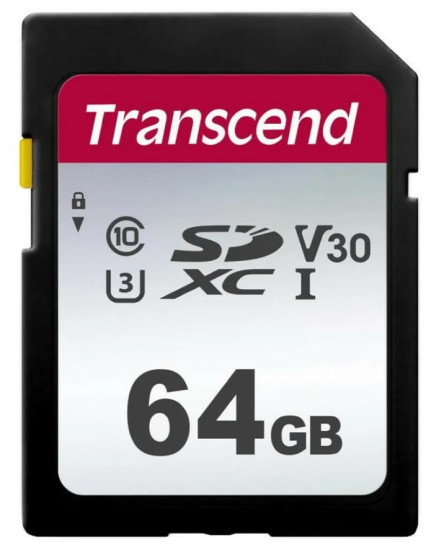 Карта памяти Transcend SDXC 300S 64GB