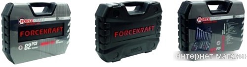 Универсальный набор инструментов ForceKraft FK-4821-5 (82 предмета)