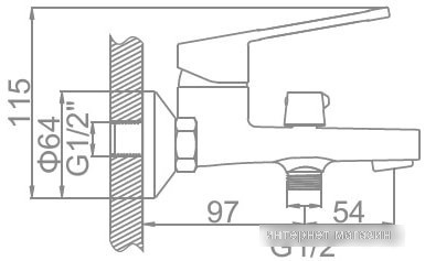 Смеситель Ledeme L3267